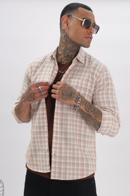 BS BLUE SQUAD Men Checkered Casual Multicolor Shirt