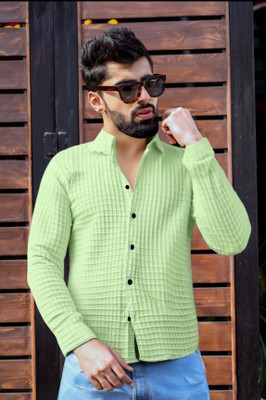 COOL BOY Men Self Design Casual Multicolor Shirt