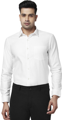Byford by Pantaloons Men Solid Formal White Shirt