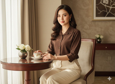 Amore Enterprises Women Solid Casual Brown Shirt