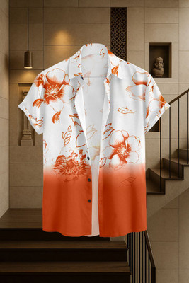 Restyle Men Printed Casual Black Shirt