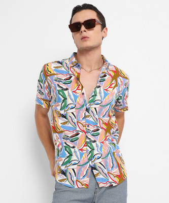 CAMPUS SUTRA Men Printed Casual Multicolor Shirt