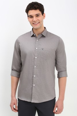 Allen Solly Men Solid Casual Grey Shirt