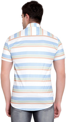 Dharmi Creation Men Striped Casual Multicolor Shirt