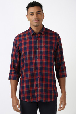 PETER ENGLAND Men Checkered Casual Multicolor Shirt