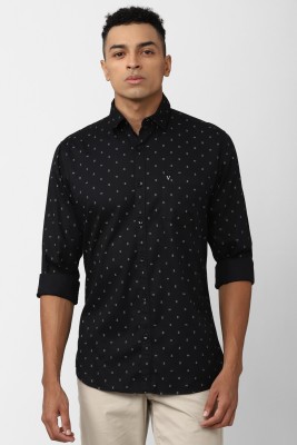 VAN HEUSEN Men Printed Casual Black, White Shirt