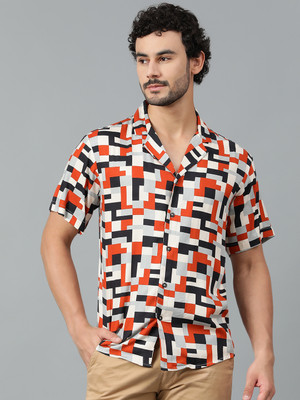 KOTTY Men Printed Casual Multicolor Shirt