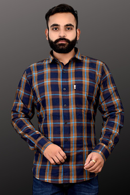 VK WINTER WEAR Men Checkered Casual Multicolor Shirt