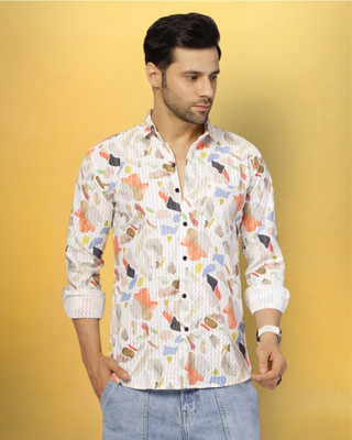 METRONAUT Men Printed Casual Multicolor Shirt