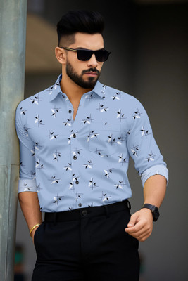 SHUBHFLAX Men Printed Casual Multicolor Shirt