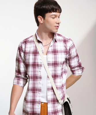 HIGHLANDER Men Checkered Casual Multicolor Shirt