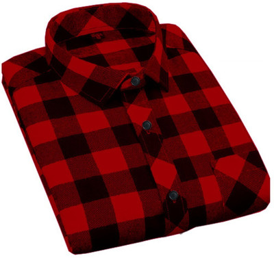 REHAN Men Checkered Casual Multicolor Shirt