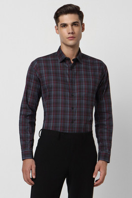 VAN HEUSEN Men Checkered Formal Multicolor Shirt