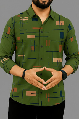 Solbiza Men Self Design Casual Multicolor Shirt