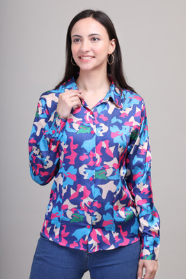 stylo queen Women Printed Casual Multicolor Shirt