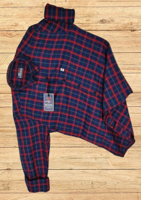 Arthz Fashion Trend Men Checkered Casual Red, Blue Shirt