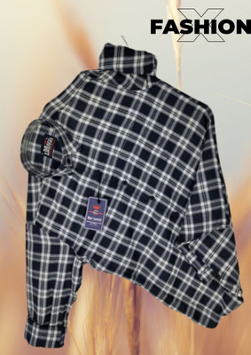 Arthz Fashion Trend Men Checkered Casual Multicolor, Blue Shirt