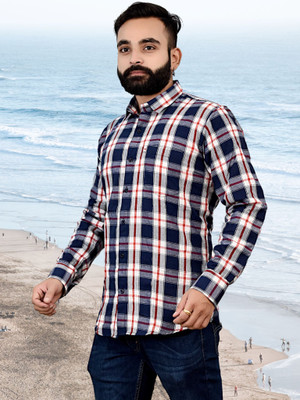 VK WINTER WEAR Men Striped Casual Multicolor Shirt
