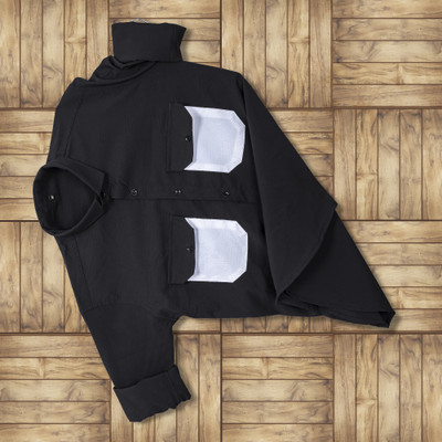ShirtSqure Fashion Men Solid Casual Black, White Shirt