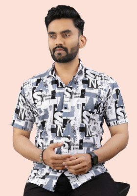 Varidashi Men Printed Casual Multicolor Shirt