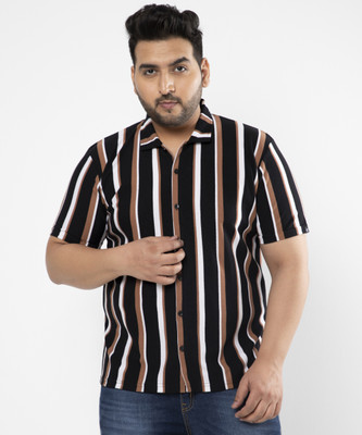 Instafab Plus Men Solid Casual Multicolor Shirt