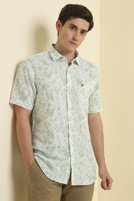 Allen Solly Men Printed Casual White Shirt