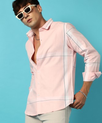 CAMPUS SUTRA Men Striped Casual Gold Shirt