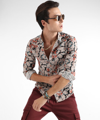 CAMPUS SUTRA Men Printed Casual Multicolor Shirt