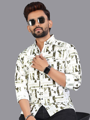 ADWYN PETER Men Printed Casual Multicolor Shirt