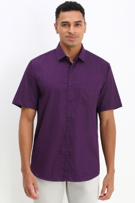 Allen Solly Men Printed Casual Purple Shirt