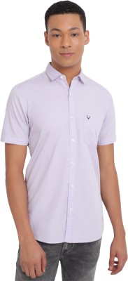 Allen Solly Men Solid Casual Purple Shirt