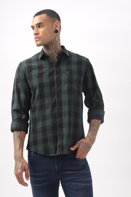 BS BLUE SQUAD Men Checkered Casual Multicolor Shirt