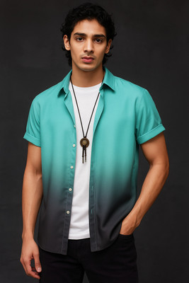 COOL BOY Men Dyed/Ombre Casual Multicolor Shirt