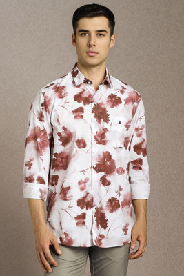 LOUIS PHILIPPE Men Printed Casual White Shirt