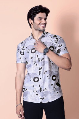 dream believe fashion Men Printed Casual Multicolor Shirt