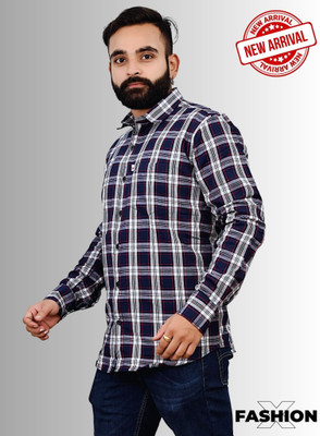 VK WINTER WEAR Men Striped Casual Multicolor Shirt