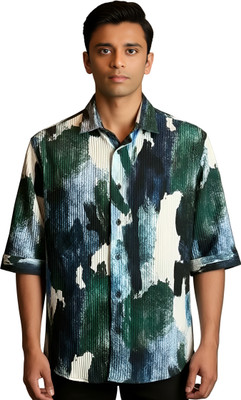 human dream Men Floral Print Casual Multicolor Shirt