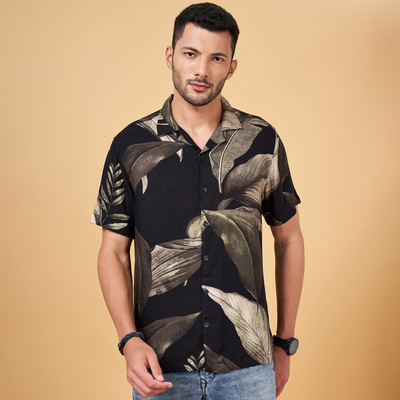 PEOPLE Men Printed Casual Multicolor Shirt