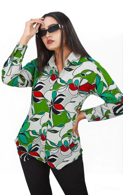 G-KA Women Printed Casual Multicolor Shirt