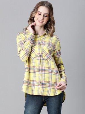 OXOLLOXO Women Checkered Casual Multicolor Shirt