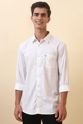 Allen Solly Men Printed Casual White Shirt