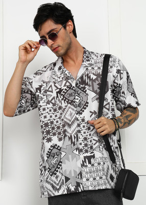 brown brothers Men Printed Casual Multicolor Shirt