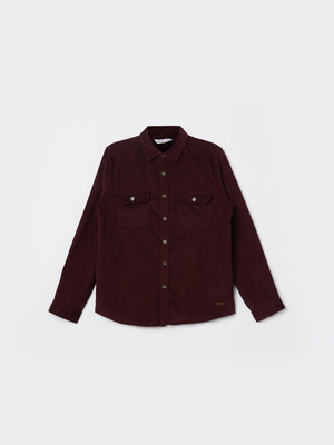 Fame Forever by Lifestyle Boys Solid Casual Red Shirt