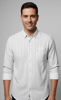 PEACEFUL Men Solid Party Multicolor Shirt