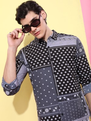 KETCH Men Printed Casual Multicolor Shirt