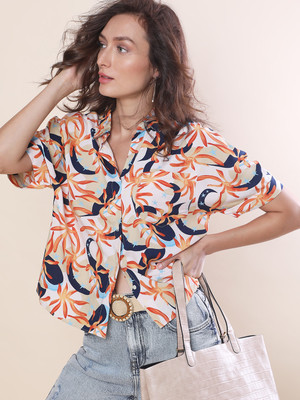 VERO MODA Women Printed Casual Multicolor Shirt
