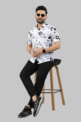 dream believe fashion Men Printed Casual Multicolor Shirt