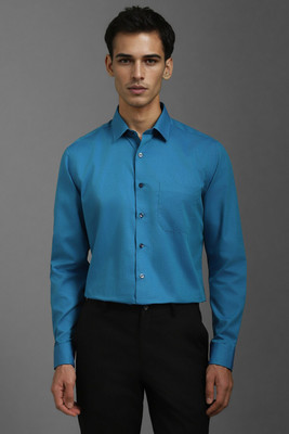 LOUIS PHILIPPE Men Solid Formal Light Green Shirt