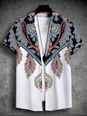 fitoda fashion Men Self Design Casual Multicolor Shirt