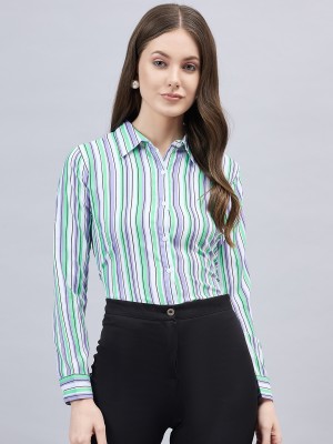 Style Quotient Women Striped Formal Multicolor Shirt